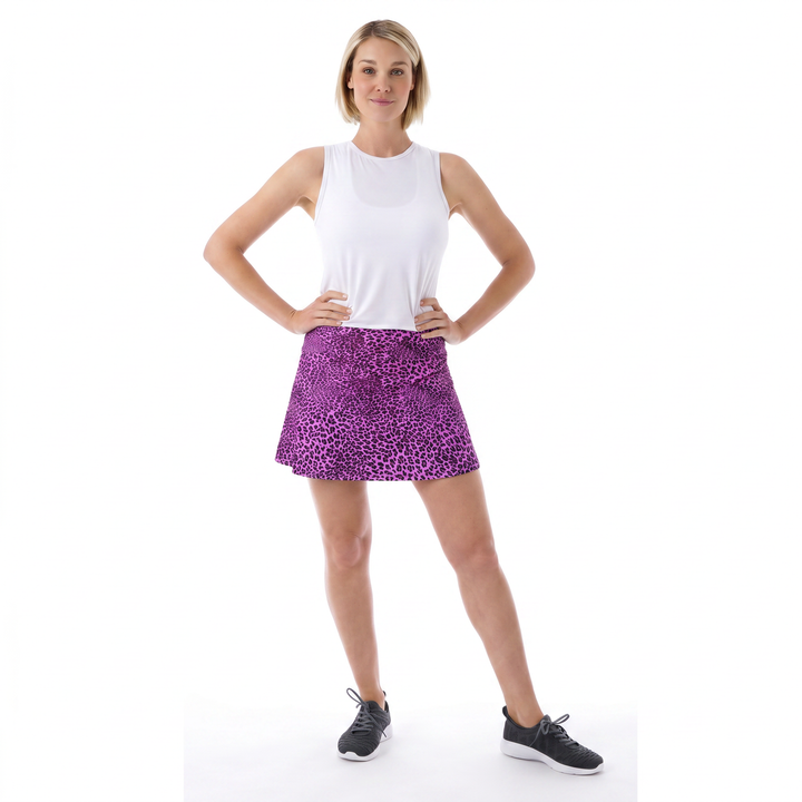 Animal Print Swing Skirt