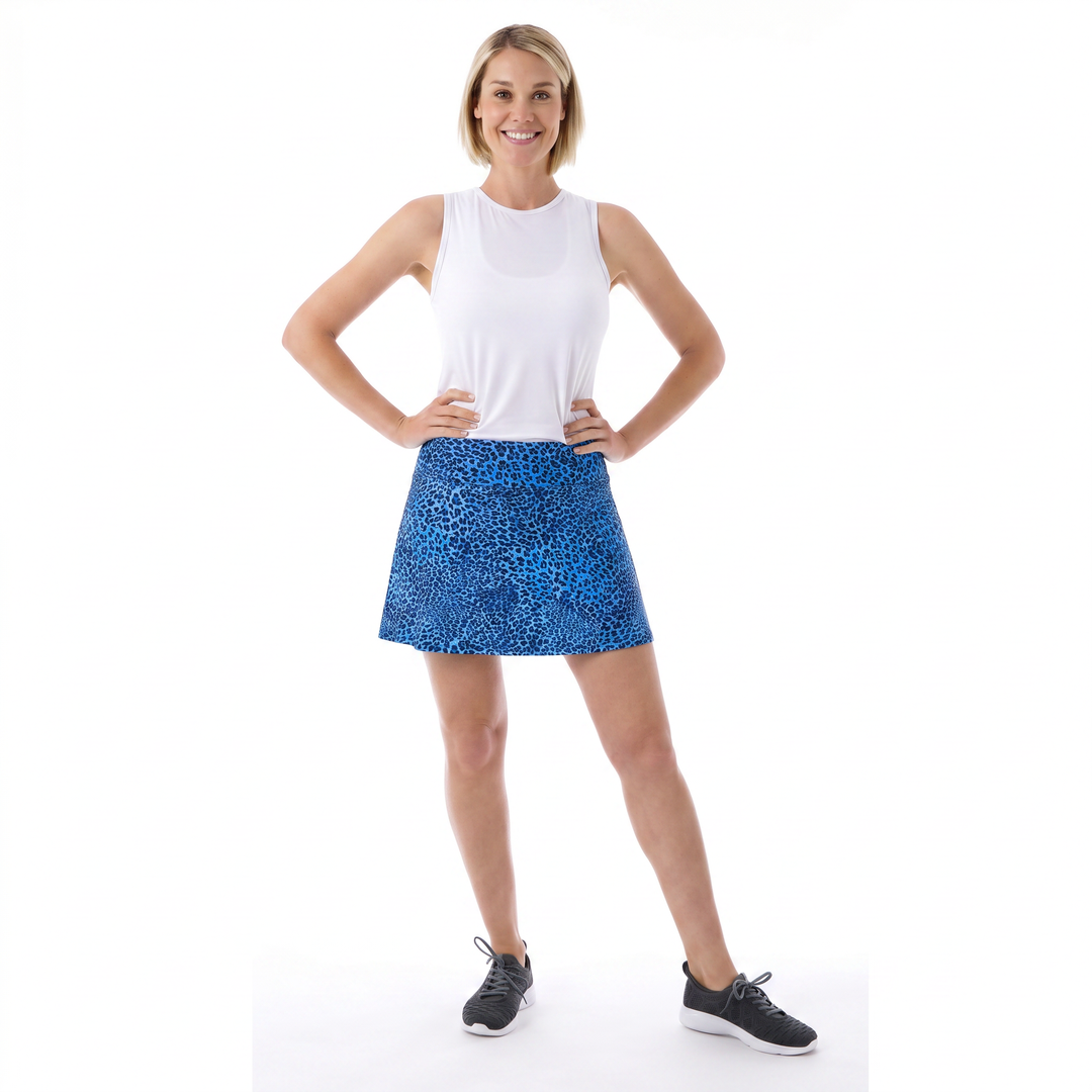 Animal Print Swing Skirt