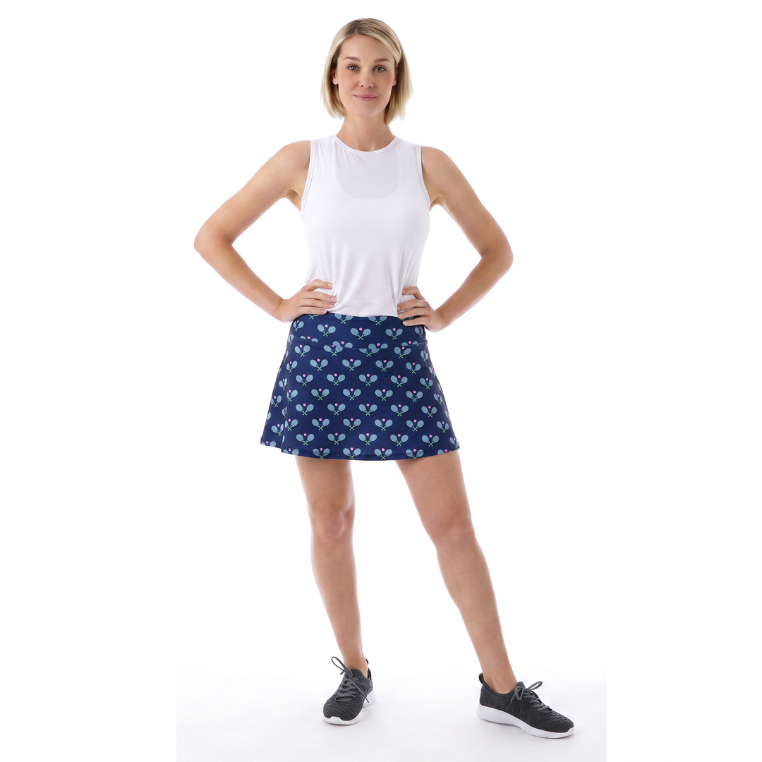 Stripey Tennis Navy