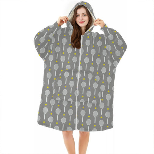 Snuggies! Silver Racquet Full Zip