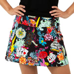 Load image into Gallery viewer, Black Tattoo 15” Tennis and Pickleball Skort
