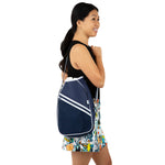 Load image into Gallery viewer, Pickleball Crossbody Bag Navy/White
