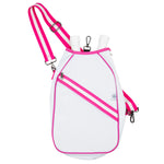 Load image into Gallery viewer, Pickleball Bag Crossbody White/Pink
