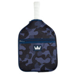 Load image into Gallery viewer, Pickleball paddle cover Navy Camo
