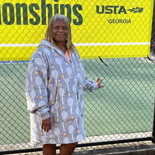 Snuggies! Silver Racquet Full Zip