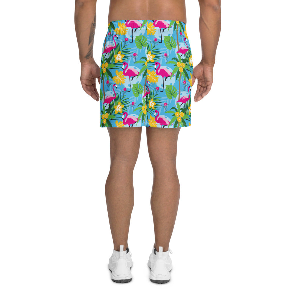 Flamingo Pickleball Shorts for Men