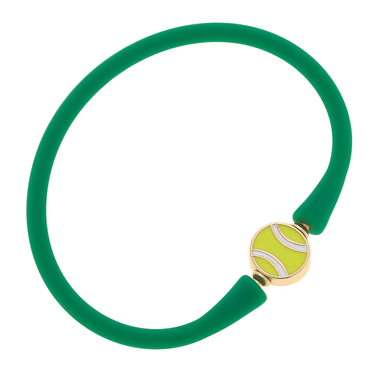 Tennis Ball Bead Silicone Bracelet