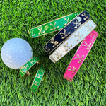 Load image into Gallery viewer, Tennis Racquet Enamel Hoop Earrings
