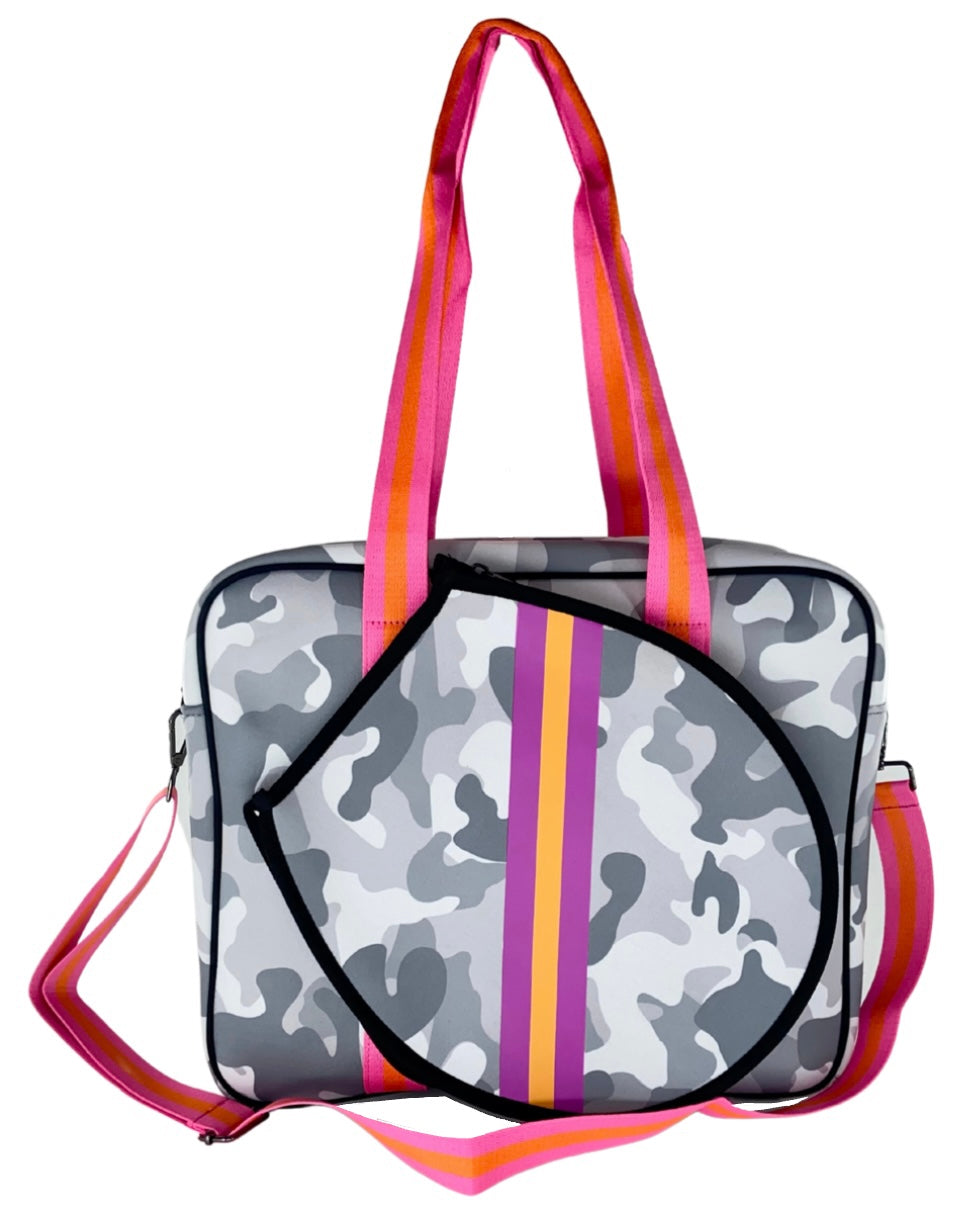 Navy Camo Pickleball Bag – Queen of the Court